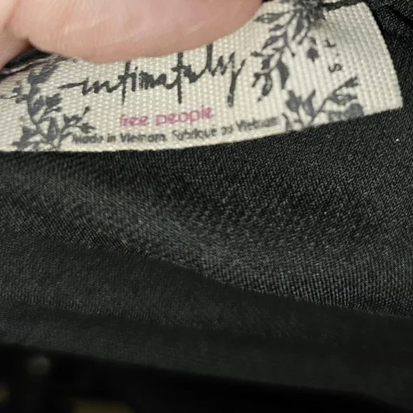 Free People Size SP, Elegant Black Women's Dress - Picture 6 of 12